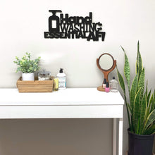 Load image into Gallery viewer, Spunky Fluff Proudly handmade in South Dakota, USA Small / Black Hand Washing Essential AF!