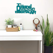 Load image into Gallery viewer, Spunky Fluff Proudly handmade in South Dakota, USA Small / Teal Hand Washing Essential AF!