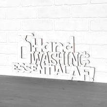 Load image into Gallery viewer, Spunky Fluff Proudly handmade in South Dakota, USA Small / White Hand Washing Essential AF!