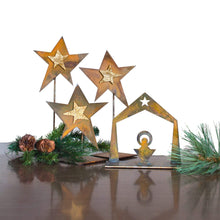 Load image into Gallery viewer, Prairie Dance Proudly Handmade in South Dakota, USA Handcrafted Steel Decorative Stars