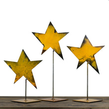 Load image into Gallery viewer, Prairie Dance Proudly Handmade in South Dakota, USA Purchase Set Handcrafted Steel Decorative Stars

