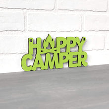 Load image into Gallery viewer, Spunky Fluff Proudly handmade in South Dakota, USA Small / Pear Green Happy Camper
