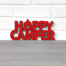 Load image into Gallery viewer, Spunky Fluff Proudly handmade in South Dakota, USA Small / Red Happy Camper
