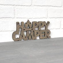 Load image into Gallery viewer, Spunky Fluff Proudly handmade in South Dakota, USA Small / Weathered Brown Happy Camper