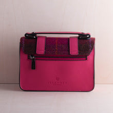 Load image into Gallery viewer, Sticks and Steel Harris Tweed Fuchsia Handbag