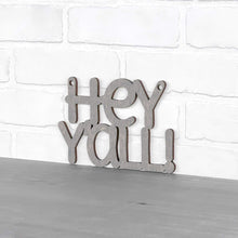 Load image into Gallery viewer, Spunky Fluff Proudly handmade in South Dakota, USA Small / Weathered Gray Hey Y'all