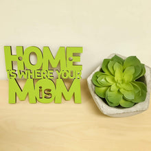 Load image into Gallery viewer, Spunky Fluff Proudly handmade in South Dakota, USA Home Is Where Your Mom Is