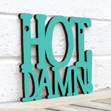 Load image into Gallery viewer, Spunky Fluff Proudly handmade in South Dakota, USA Small / Turquoise Hot Damn!