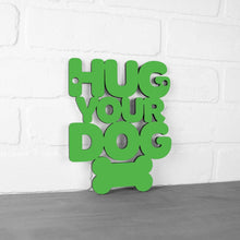 Load image into Gallery viewer, Spunky Fluff Proudly handmade in South Dakota, USA Small / Grass Green Hug Your Dog