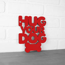 Load image into Gallery viewer, Spunky Fluff Proudly handmade in South Dakota, USA Small / Red Hug Your Dog