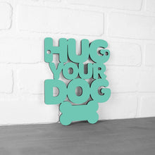 Load image into Gallery viewer, Spunky Fluff Proudly handmade in South Dakota, USA Small / Turquoise Hug Your Dog