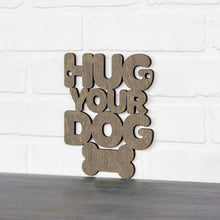 Load image into Gallery viewer, Spunky Fluff Proudly handmade in South Dakota, USA Small / Weathered Brown Hug Your Dog