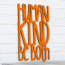 Load image into Gallery viewer, Spunky Fluff Proudly handmade in South Dakota, USA Medium / Orange Humankind. Be Both.
