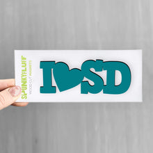 Load image into Gallery viewer, Spunky Fluff Proudly handmade in South Dakota, USA I <3 SD-Tiny Word Magnet