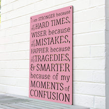 Load image into Gallery viewer, Spunky Fluff Proudly handmade in South Dakota, USA Pink I am Stronger