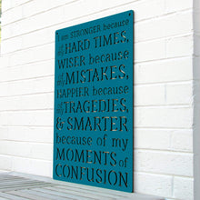 Load image into Gallery viewer, Spunky Fluff Proudly handmade in South Dakota, USA Teal I am Stronger