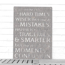 Load image into Gallery viewer, Spunky Fluff Proudly handmade in South Dakota, USA Weathered Gray I am Stronger