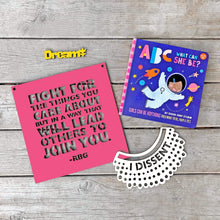 Load image into Gallery viewer, Spunky Fluff Proudly handmade in South Dakota, USA I Dissent-RBG