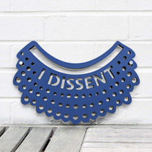 Load image into Gallery viewer, Spunky Fluff Proudly handmade in South Dakota, USA Small / Cobalt Blue I Dissent-RBG