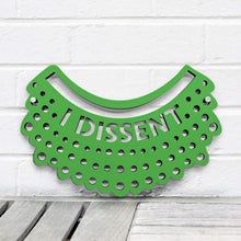 Load image into Gallery viewer, Spunky Fluff Proudly handmade in South Dakota, USA Small / Grass Green I Dissent-RBG
