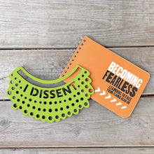 Load image into Gallery viewer, Spunky Fluff Proudly handmade in South Dakota, USA Small / Pear Green I Dissent-RBG