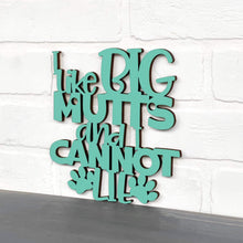 Load image into Gallery viewer, Spunky Fluff Proudly handmade in South Dakota, USA Medium / Turquoise I Like Big Mutts and I Cannot Lie