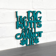 Load image into Gallery viewer, Spunky Fluff Proudly handmade in South Dakota, USA Small / Teal I Like Big Mutts and I Cannot Lie