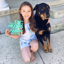 Load image into Gallery viewer, Spunky Fluff Proudly handmade in South Dakota, USA Small / Turquoise I Like Big Mutts and I Cannot Lie