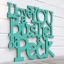 Load image into Gallery viewer, Spunky Fluff Proudly handmade in South Dakota, USA I Love You a Bushel & a Peck