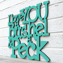 Load image into Gallery viewer, Spunky Fluff Proudly handmade in South Dakota, USA I Love You a Bushel & a Peck