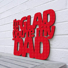 Load image into Gallery viewer, Spunky Fluff Proudly handmade in South Dakota, USA Small / Red I'm So Glad You're my Dad