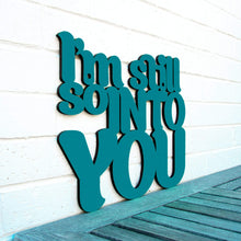 Load image into Gallery viewer, Spunky Fluff Proudly handmade in South Dakota, USA Small / Teal I'm Still So Into You