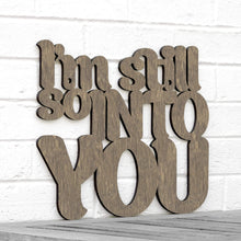 Load image into Gallery viewer, Spunky Fluff Proudly handmade in South Dakota, USA Small / Weathered Brown I'm Still So Into You