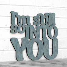 Load image into Gallery viewer, Spunky Fluff Proudly handmade in South Dakota, USA Small / Weathered Denim I'm Still So Into You