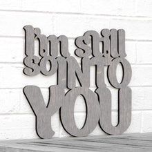 Load image into Gallery viewer, Spunky Fluff Proudly handmade in South Dakota, USA Small / Weathered Gray I'm Still So Into You