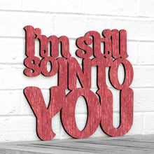 Load image into Gallery viewer, Spunky Fluff Proudly handmade in South Dakota, USA Small / Weathered Red I'm Still So Into You