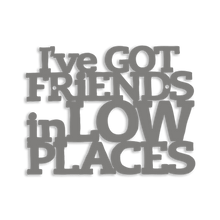 Load image into Gallery viewer, Spunky Fluff Proudly handmade in South Dakota, USA Medium / Charcoal Gray I've Got Friends in Low Places