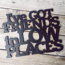 Load image into Gallery viewer, Spunky Fluff Proudly handmade in South Dakota, USA I've Got Friends in Low Places