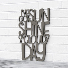 Load image into Gallery viewer, Spunky Fluff Proudly handmade in South Dakota, USA Large / Charcoal Gray I've Got Sunshine on a Cloudy Day
