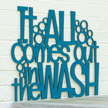 Load image into Gallery viewer, Spunky Fluff Proudly handmade in South Dakota, USA Medium / Teal It All Comes Out In The Wash
