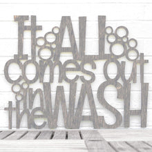 Load image into Gallery viewer, Spunky Fluff Proudly handmade in South Dakota, USA Medium / Weathered Gray It All Comes Out In The Wash