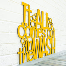 Load image into Gallery viewer, Spunky Fluff Proudly handmade in South Dakota, USA Medium / Yellow It All Comes Out In The Wash