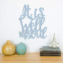 Load image into Gallery viewer, Spunky Fluff Proudly handmade in South Dakota, USA Medium / Powder It Is Well With My Soul