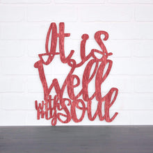 Load image into Gallery viewer, Spunky Fluff Proudly handmade in South Dakota, USA It Is Well With My Soul