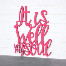 Load image into Gallery viewer, Spunky Fluff Proudly handmade in South Dakota, USA It Is Well With My Soul