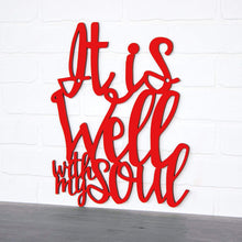 Load image into Gallery viewer, Spunky Fluff Proudly handmade in South Dakota, USA It Is Well With My Soul