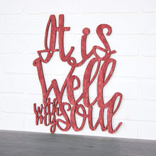 Load image into Gallery viewer, Spunky Fluff Proudly handmade in South Dakota, USA It Is Well With My Soul