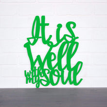 Load image into Gallery viewer, Spunky Fluff Proudly handmade in South Dakota, USA It Is Well With My Soul