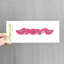 Load image into Gallery viewer, Spunky Fluff Proudly handmade in South Dakota, USA Magenta Joy-Tiny Word Magnet
