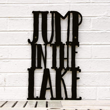 Load image into Gallery viewer, Spunky Fluff Proudly handmade in South Dakota, USA Medium / Black Jump in the Lake